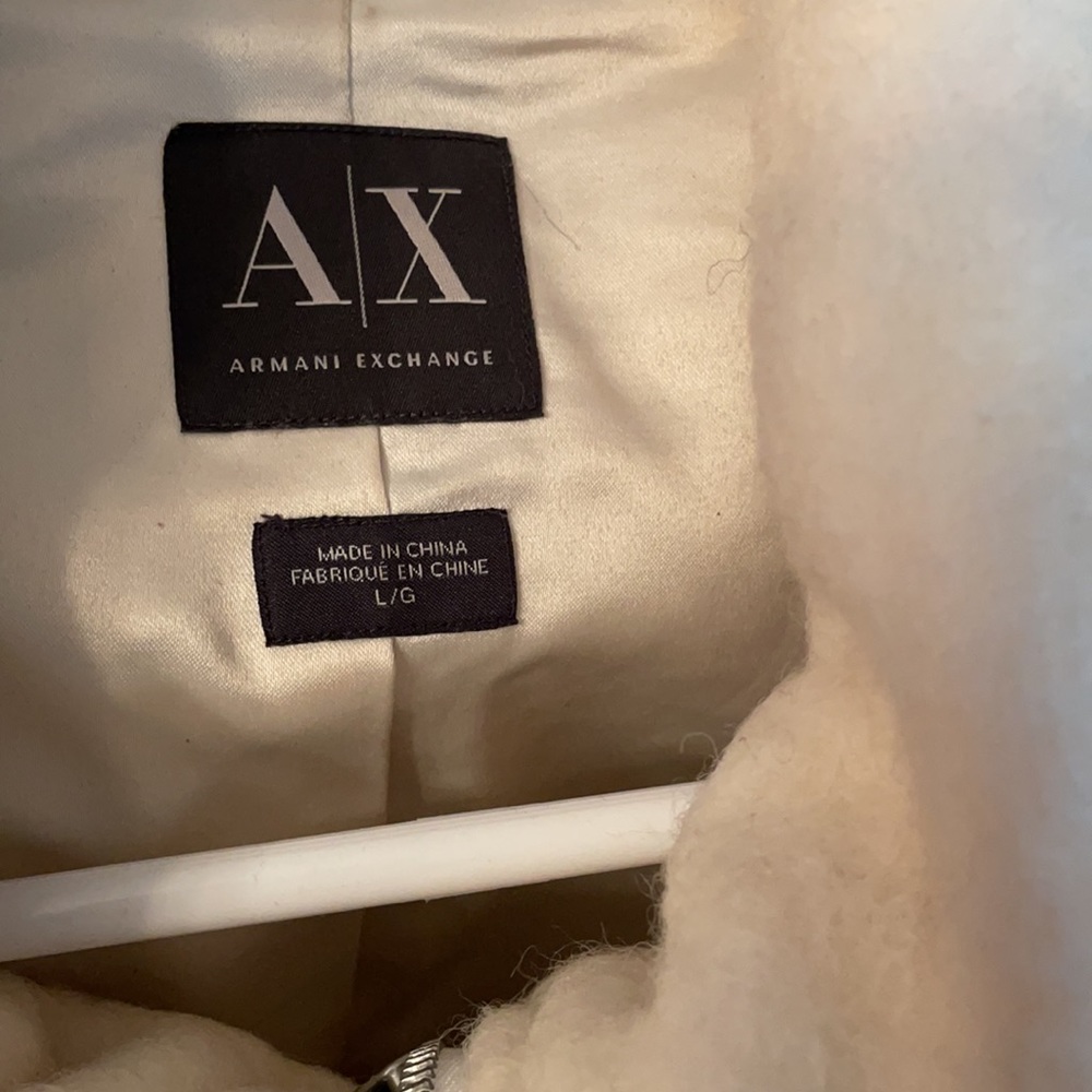 Armani Exchange Wool cross zip wool jacket - Picture 5 of 5